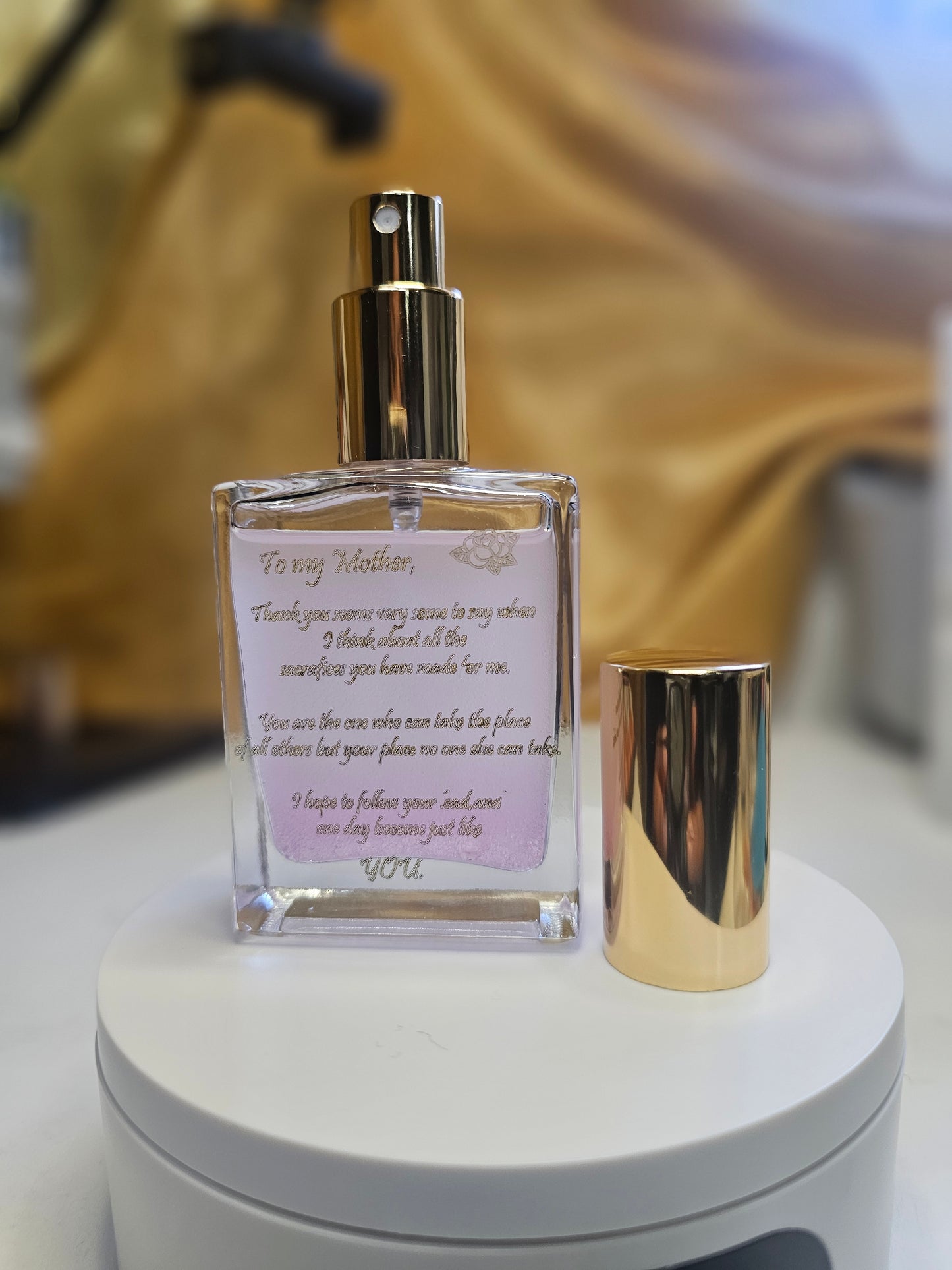 To my mother, custom engraved